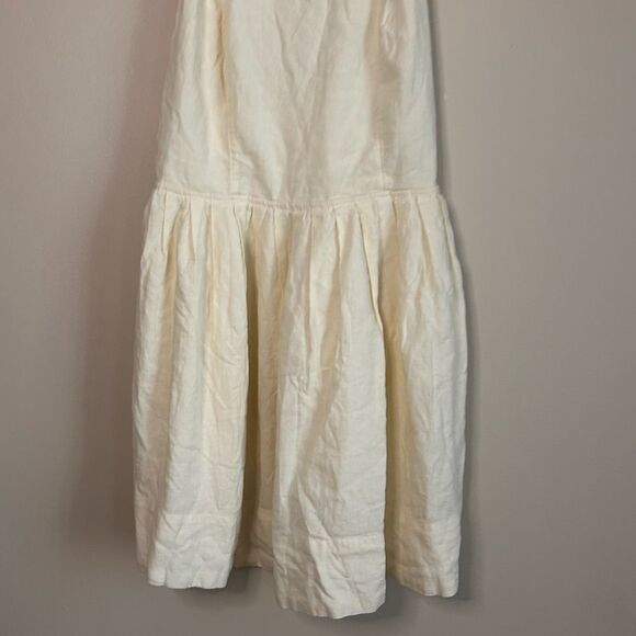 Free People Melted Hearts Linen Blend Mini Dress Size Large - Picture 5 of 9